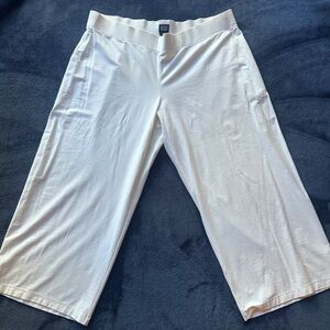 Eileen Fisher Cream Crepe Pants XL